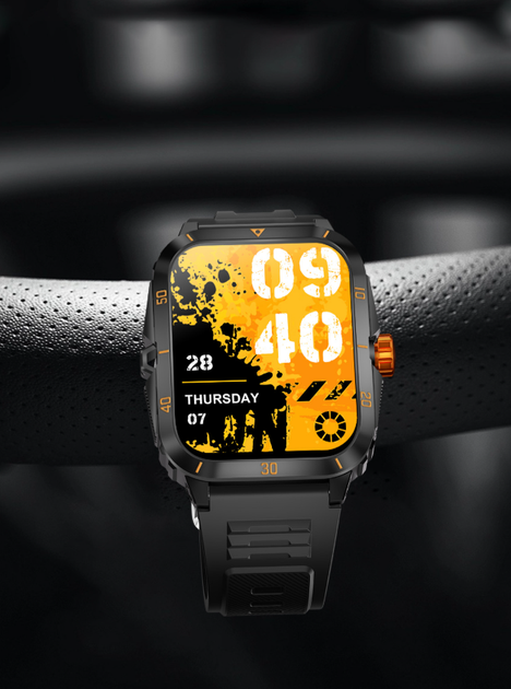 Смарт часы мужские smart watch наручные LIGE Q6 умный фитнес браслет для спорта квадратные смарт вотч для андроида и айфона с шагомером и Bluetooth звонками - изображение 5