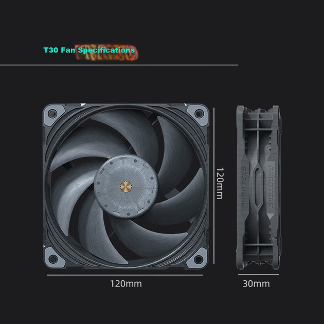 Вентилятор Phanteks T30 120 мм PWM 3шт (PH-F120T30) - Фото 4 Вентилятор Phanteks T30 120 мм PWM 3шт (PH-F120T30) - изображение 4