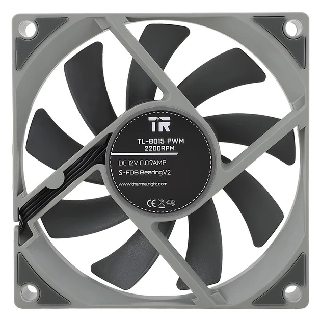Вентилятор Thermalright TL-8015 80 мм PWM - Фото 2 Вентилятор Thermalright TL-8015 80 мм PWM - изображение 2