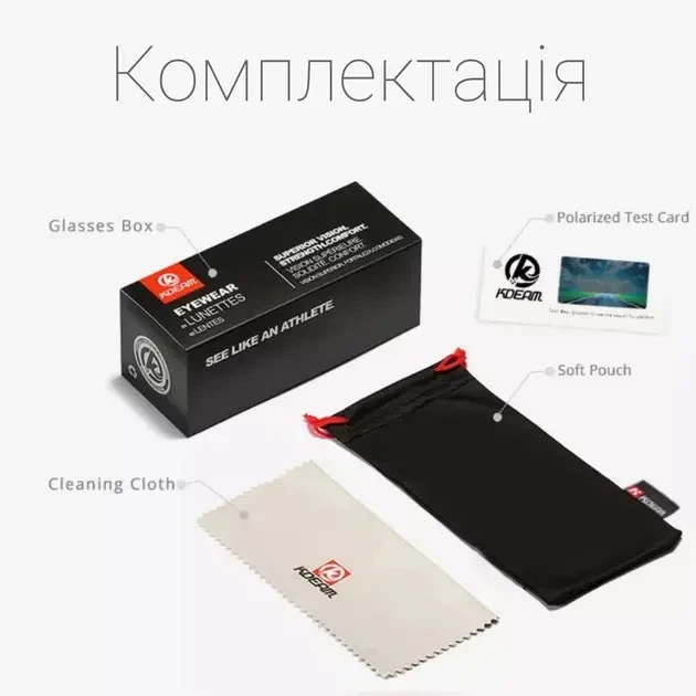 Солнцезащитные очки KDEAM KD332 очки поляризованные черные очки мужские от блесков очки для вождения - изображение 7