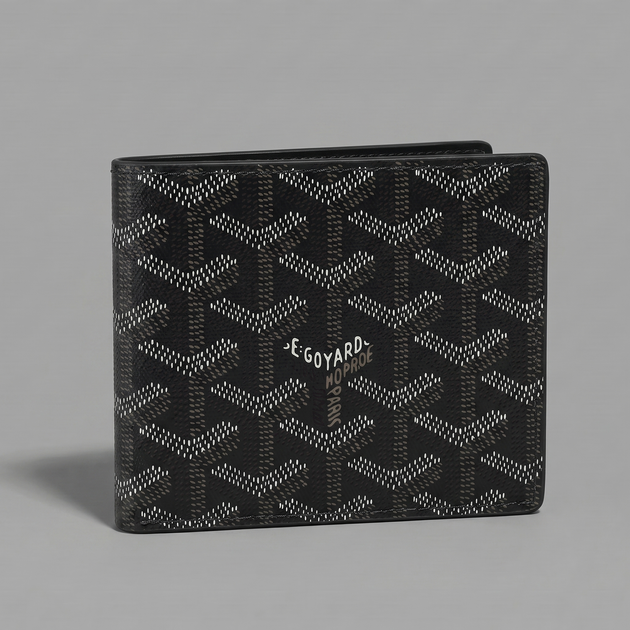 Гаманець Goyard монограмний чоловічий гаярд у фірмовій коробкці Гоярд чорний - Фото 1 Гаманець Goyard монограмний чоловічий гаярд у фірмовій коробкці Гоярд чорний - зображення 1