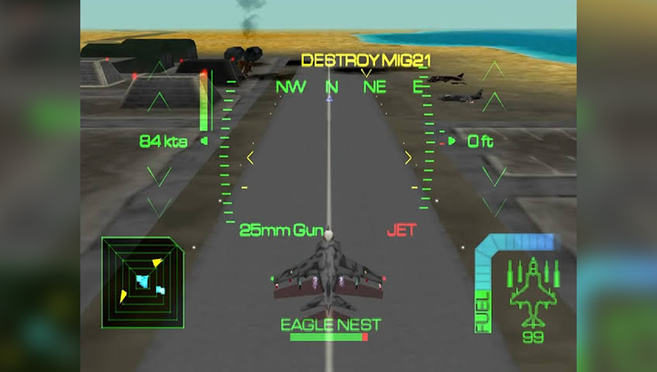 Игра Sony PlayStation 1 Eagle One: Harrier Attack Europe Английская Версия Б/У - изображение 5