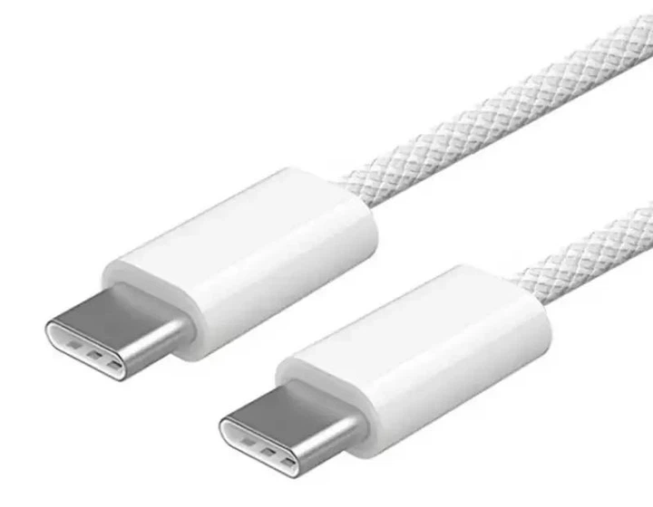 Кабель USB-C to USB-C для iPhone 15, 16, 17 (1м) 60W Fast Charge, White - Фото 2 Кабель USB-C to USB-C для iPhone 15, 16, 17 (1м) 60W Fast Charge, White - изображение 2