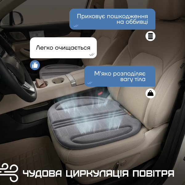 Накидка на сиденье авто накладка автомобильная на сиденье чехол для кресел из экокожи 1 шт - изображение 4