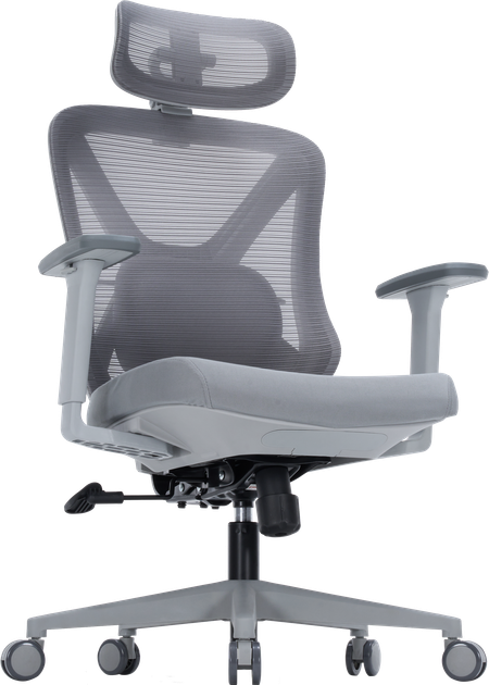 Офисное эргономичное кресло GT Racer B-5759 Gray/Gray - Фото 8 Офисное эргономичное кресло GT Racer B-5759 Gray/Gray - изображение 8