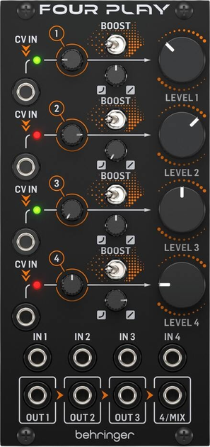 Moduł syntezatatora Behringer FOUR PLAY (4033653032834) - Zdjęcie 1 Moduł syntezatatora Behringer FOUR PLAY (4033653032834) - obraz 1