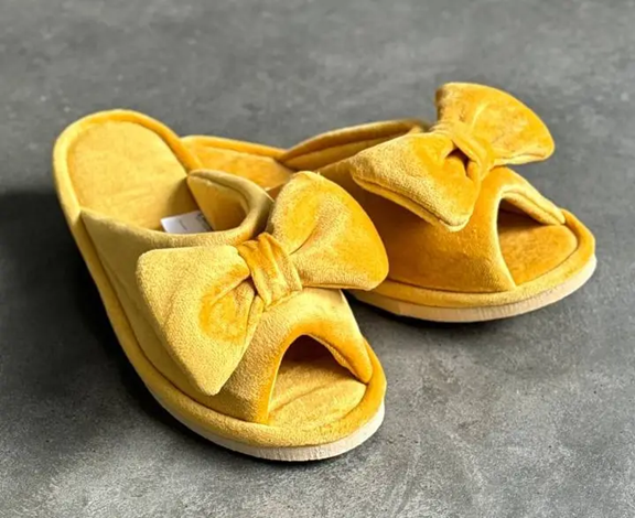 Жіночі домашні тапочки велюрові LINDA жовті Premium Litma (36–41 р.) 36 - Фото 4 Жіночі домашні тапочки велюрові LINDA жовті Premium Litma (36–41 р.) 36 - зображення 4