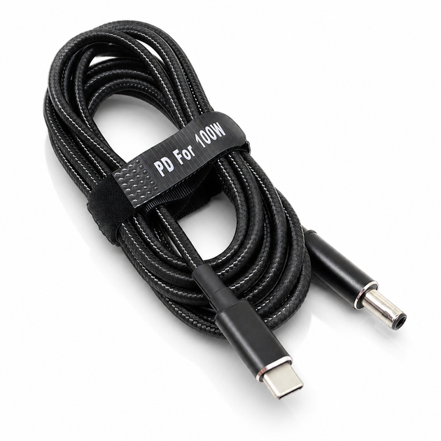 USB Type-C 100W кабель живлення DC 6.0×3.7*0.6 Asus 77659 - зображення 2