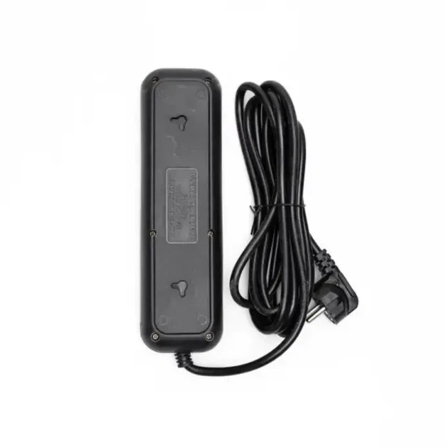 Мережевий фільтр чорний з вимикачем 3 розетки 3хUSB-A 1xUSB-C 3м HP-5-34 - Фото 6 Мережевий фільтр чорний з вимикачем 3 розетки 3хUSB-A 1xUSB-C 3м HP-5-34 - зображення 6