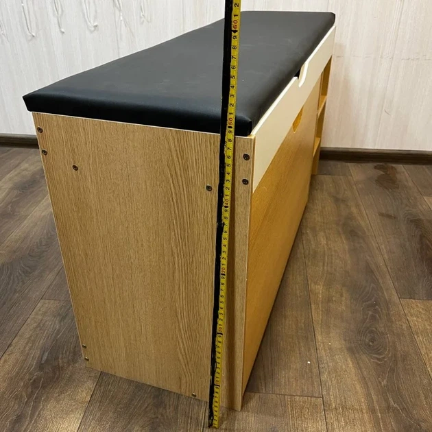 Тумба для обуви в прихожую с мягким сиденьем Comfort Home 100х30х50 см - Фото 2 Тумба для обуви в прихожую с мягким сиденьем Comfort Home 100х30х50 см - изображение 2