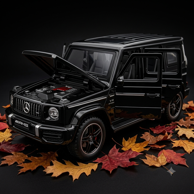 Колекційна машинка Mercedes-Benz G63 AMG Модель 1:32 Чорна - изображение 2