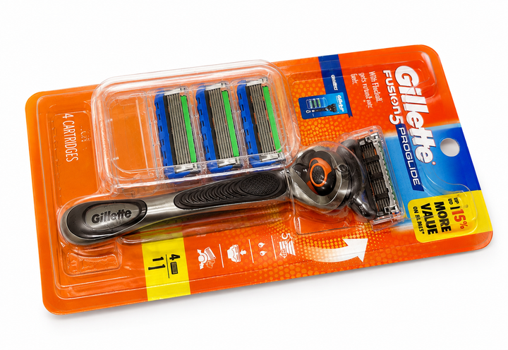 Мужской станок для бритья Gillette Fusion5 ProGlide FlexBall + 4 сменные кассеты - изображение 4