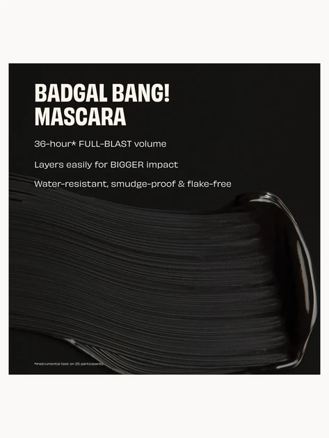 Набор тушь для ресниц Benefit Bangin Lashes Badgal Bang Full Size and Mini Mascara Duo Set 8,5 мл+ 4 мл - Фото 7 Набор тушь для ресниц Benefit Bangin Lashes Badgal Bang Full Size and Mini Mascara Duo Set 8,5 мл+ 4 мл - изображение 7