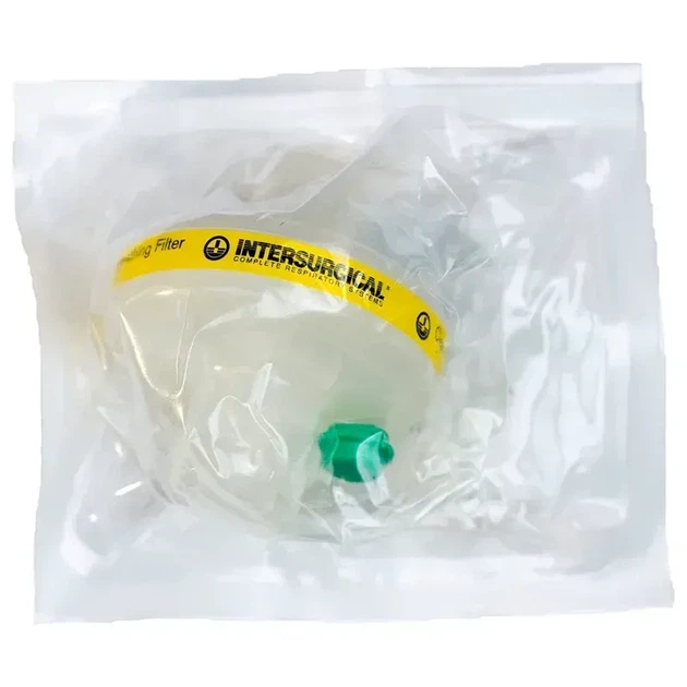 Фільтр дихальний вірусо-бактеріальний Intersurgical Clear-Guard 3 з портом Luer Lock, 1544000 - зображення 4