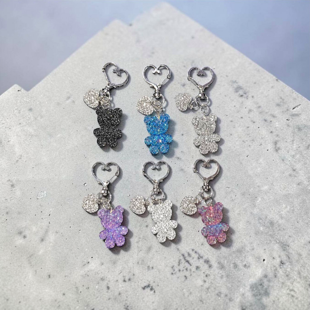 Брелок Swarovski Color Bear Mint для телефонов из кристаллов - Фото 2 Брелок Swarovski Color Bear Mint для телефонов из кристаллов - изображение 2