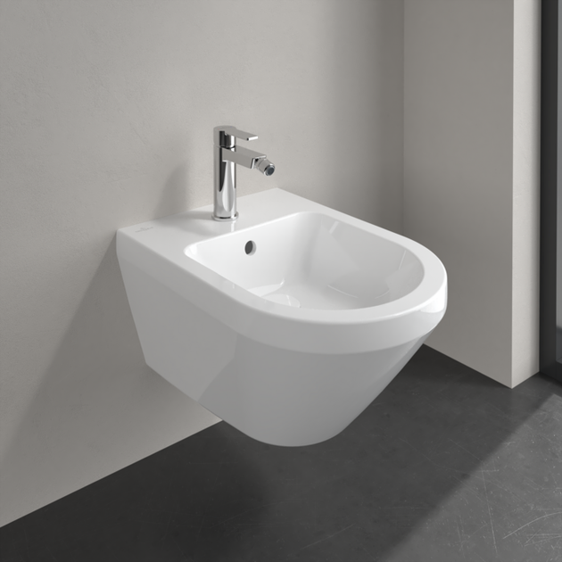 Биде подвесное 37х53см VILLEROY & BOCH ARCHITECTURA 74870001, белый - изображение 2