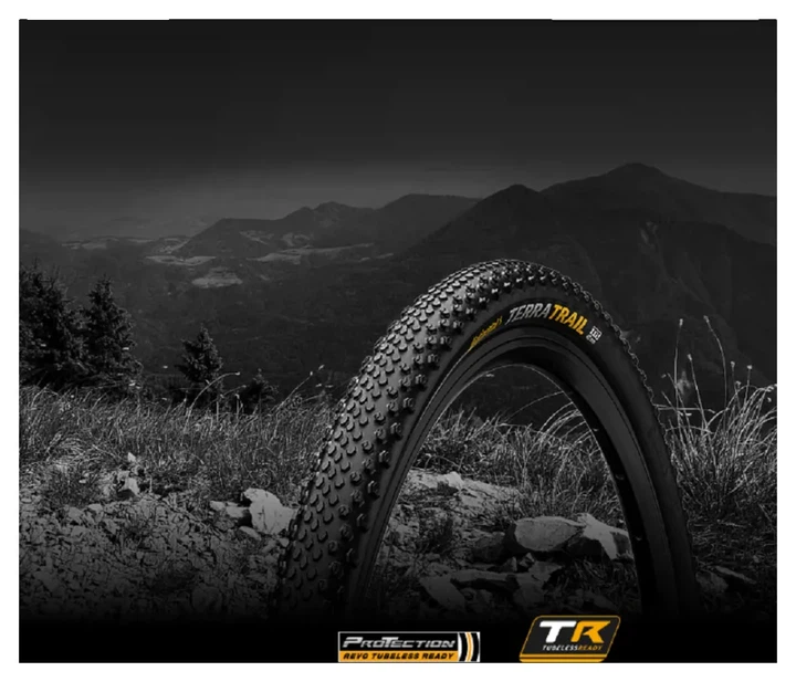 Покришка Continental Terra Trail ProTection 27.5" | 650 x 40B | 27.5 x 1.50 чорна/кремова складна skin (SPT_101716) - изображение 2