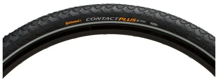 Покришка Continental Contact Plus, 28 " | 700 x 35C | 28 x 1 3/8 x 1 5/8, Чорна, не складна, світловідбиваюча (SPT_101005) - изображение 8