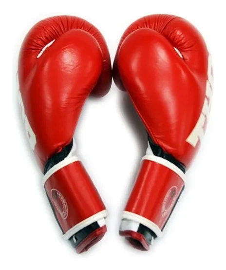 Рукавички боксерські THOR SHARK 14oz / шкіра / червоні (SPT_8019/02(Leather) RED 14 oz.) - изображение 4