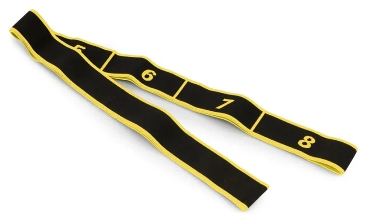 Еспандер із петлями для розтяжки PowerPlay PP_4311 Fitness Band Жовта (88*4см.) (PP_PP_4311_Yellow) - изображение 3
