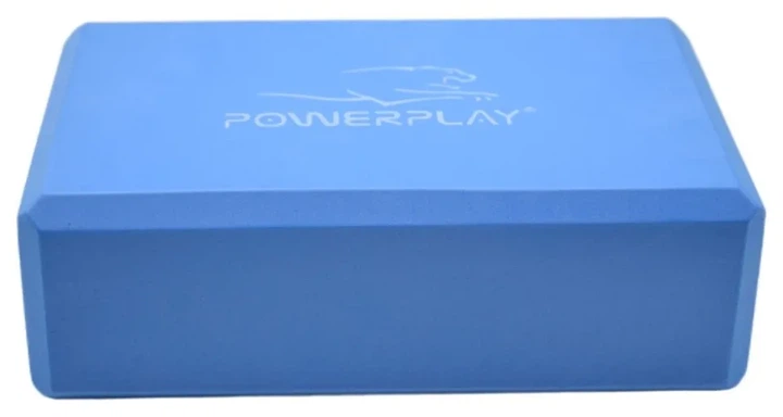 Блоки для йоги 2 шт. (пара) PowerPlay 4006 Yoga Brick EVA Сині (PP_PP_4006_Blue_2in) - зображення 4
