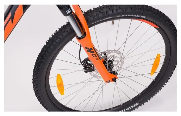Велосипед KTM CHICAGO 272 27.5 " рама M / 43, чорний матовий (Помаранчевий), 2022 (SPT_22814113) - изображение 4