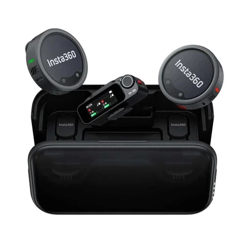 Беспроводная микрофонная система Insta360 Mic Pro 2TX+1RX Bluetooth 5.4 черная - изображение 3