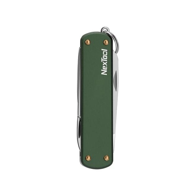 Мультитул Multi-function knife 10 в 1 ABS-пластик + сталь 75x20x19 мм зелёный - изображение 2