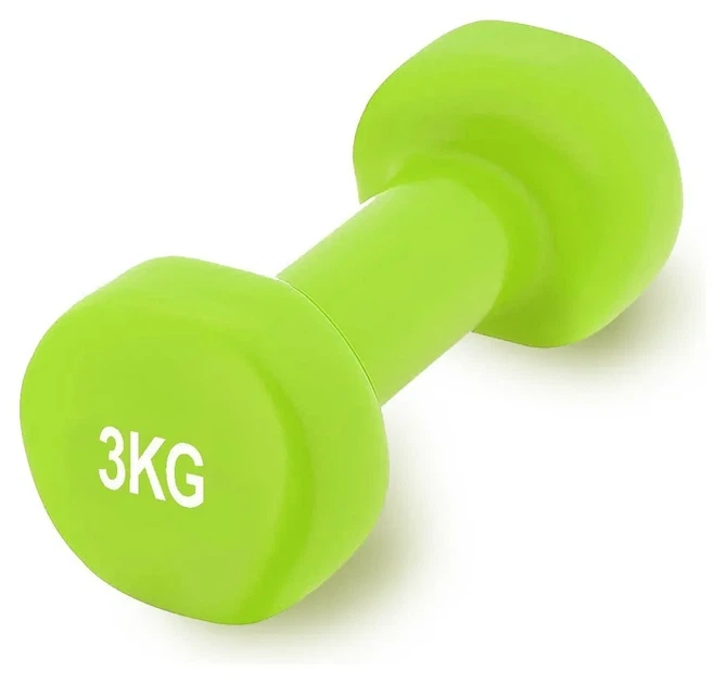 Гантель вінілова PowerPlay 4125 Achilles 3 кг. Зелена (1шт.) (PP_PP_4125_3kg) - Фото 1 Гантель вінілова PowerPlay 4125 Achilles 3 кг. Зелена (1шт.) (PP_PP_4125_3kg) - зображення 1