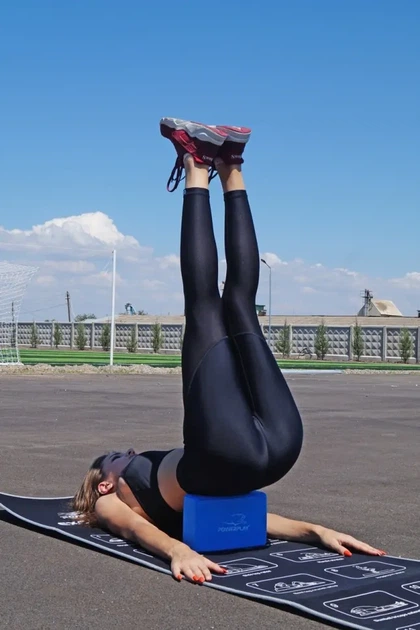 Блок для йоги PowerPlay 4006 Yoga Brick Синій (PP_PP_4006_Blue_Yoga_Brick) - зображення 2