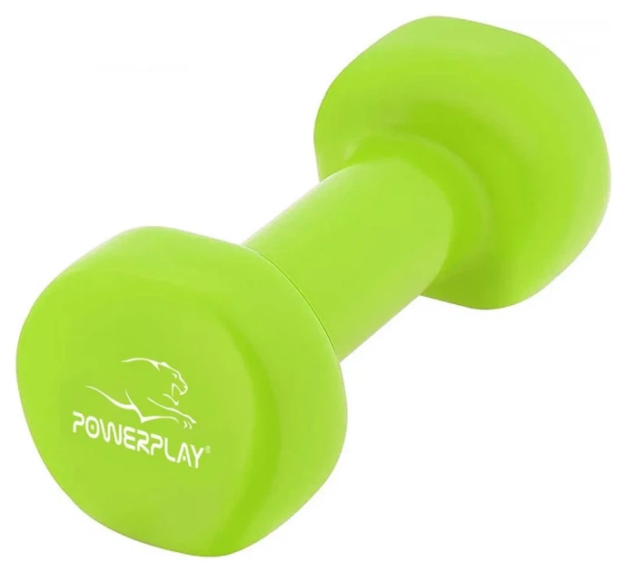 Гантель вінілова PowerPlay 4125 Achilles 3 кг. Зелена (1шт.) (PP_PP_4125_3kg) - Фото 5 Гантель вінілова PowerPlay 4125 Achilles 3 кг. Зелена (1шт.) (PP_PP_4125_3kg) - зображення 5
