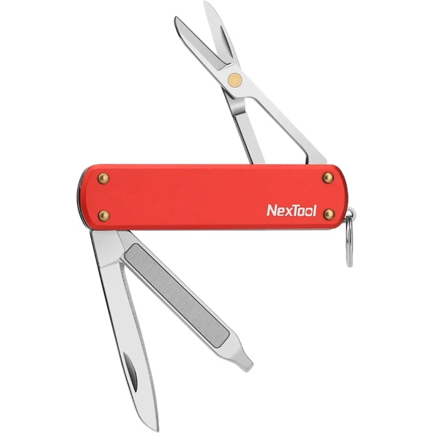 Мультитул Multi-function knife 10 в 1 ABS-пластик + сталь красный - Фото 1 Мультитул Multi-function knife 10 в 1 ABS-пластик + сталь красный - изображение 1