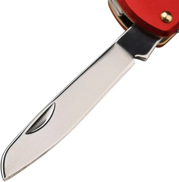 Мультитул Multi-function knife 10 в 1 ABS-пластик + сталь красный - Фото 3 Мультитул Multi-function knife 10 в 1 ABS-пластик + сталь красный - изображение 3