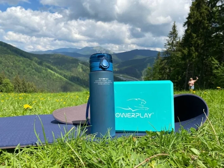 Блок для йоги PowerPlay 4006 Yoga Brick М'ятний (PP_PP_4006_Mint_Yoga_Brick) - зображення 5