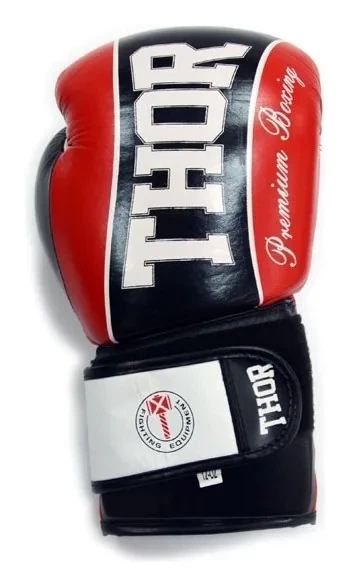 Рукавички боксерські THOR THUNDER 10oz / шкіра / червоні (SPT_529/13(Leather) RED 10 oz.) - изображение 3