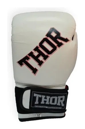 Рукавички боксерські THOR RING STAR 10oz / шкіра / біло-червоно-чорні (SPT_536/01(Le)WHITE/RED/BLK 10 oz.) - изображение 3