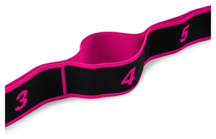 Еспандер з петлями для розтяжки PowerPlay PP_4311 Fitness Band Розова (88*4см.) (PP_PP_4311_Pink) - изображение 4