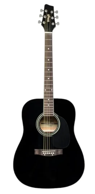 Акустическая гитара STAGG G SA20D BLK - Фото 1 Акустическая гитара STAGG G SA20D BLK - изображение 1