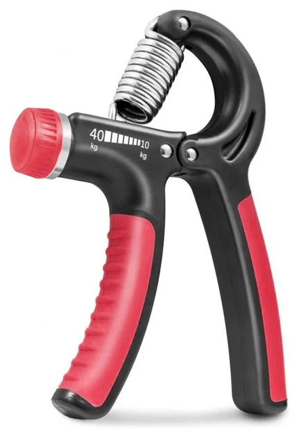 Еспандер кистьовий PowerPlay PP-4323 з регульованим навантаженням 10-40 кг. Strength Grip Чорно-червоний (PP_PP_4323_Bl/Red) - изображение 2