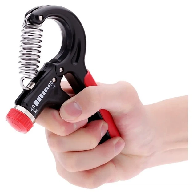 Еспандер кистьовий PowerPlay PP-4323 з регульованим навантаженням 10-40 кг. Strength Grip Чорно-червоний (PP_PP_4323_Bl/Red) - изображение 4