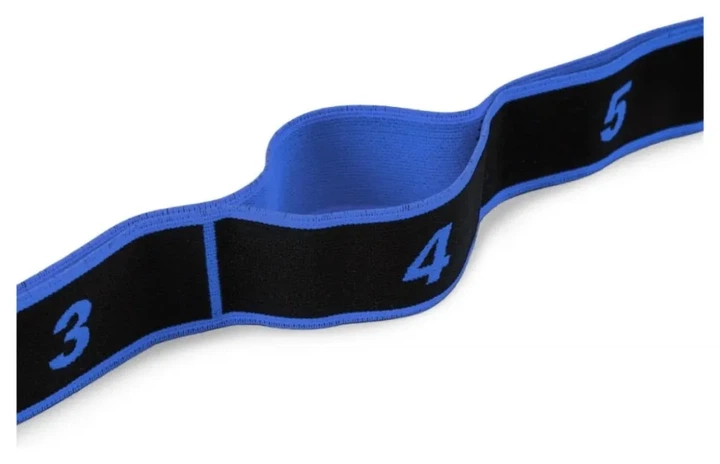 Еспандер із петлями для розтяжки PowerPlay PP_4311 Fitness Band Синя (88*4см.) (PP_PP_4311_Blue) - изображение 4