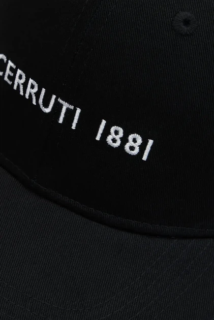 Чоловіча чорна кепка Cerruti 1881 OS CECP06418NM - Фото 3 Чоловіча чорна кепка Cerruti 1881 OS CECP06418NM - изображение 3