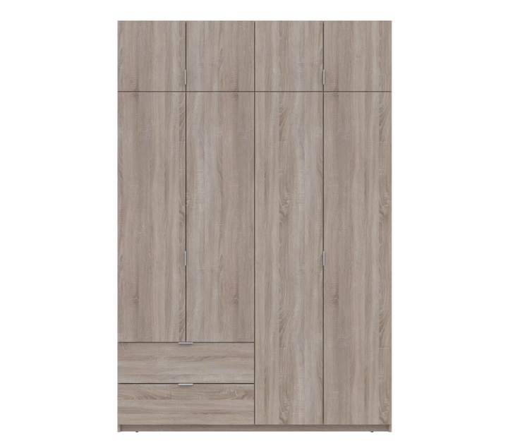 Шафа для одягу Doros Лукас Дуб Сонома 160х50х240 (80737730) - Фото 3 Шафа для одягу Doros Лукас Дуб Сонома 160х50х240 (80737730) - зображення 3