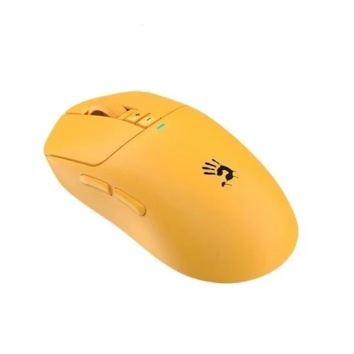 Миша бездротова Bloody R72 Ultra Tower, Yellow, док-станція, USB 2.4GHz, оптична (сенсор Alpha 20K), до 20 000 cpi, 350 IPS, 40G, 7 програмованих кнопок, акумулятор 300 mAh - изображение 4