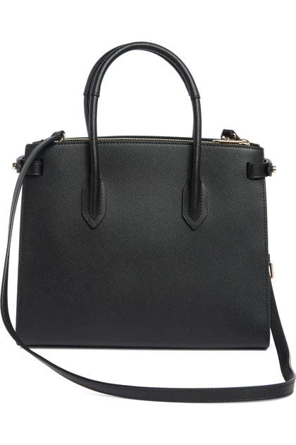 Женская сумка FURLA Gardenia Tote Bag черная кожаная сумочка шопер 28 х 23 х 13.5 см - Фото 3 Женская сумка FURLA Gardenia Tote Bag черная кожаная сумочка шопер 28 х 23 х 13.5 см - изображение 3
