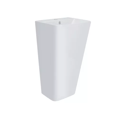 Раковина підлогова моноблок Qtap Tern 440х380х830мм (QT1711G302WN) - Фото 5 Раковина підлогова моноблок Qtap Tern 440х380х830мм (QT1711G302WN) - изображение 5