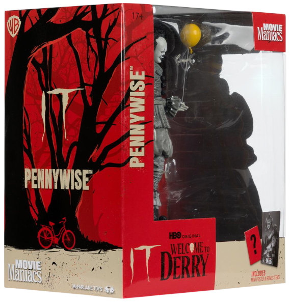Figurka McFarlane Pennywise Welcome To Derry Black And White (0787926141412) - obraz 4