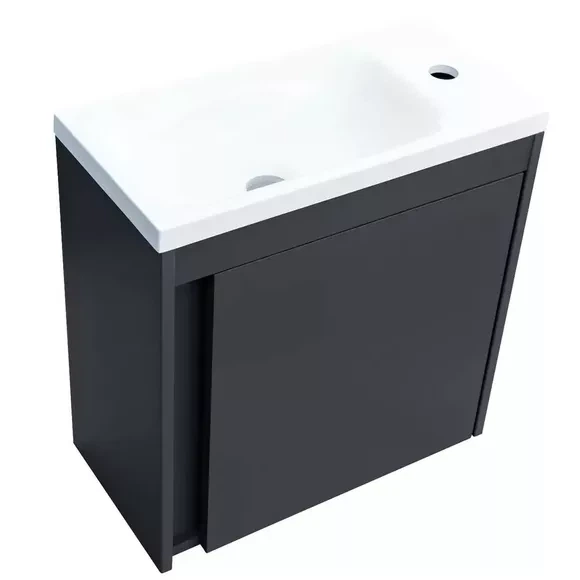 Тумба з раковиною Devit Small 50см (063050A) - изображение 3