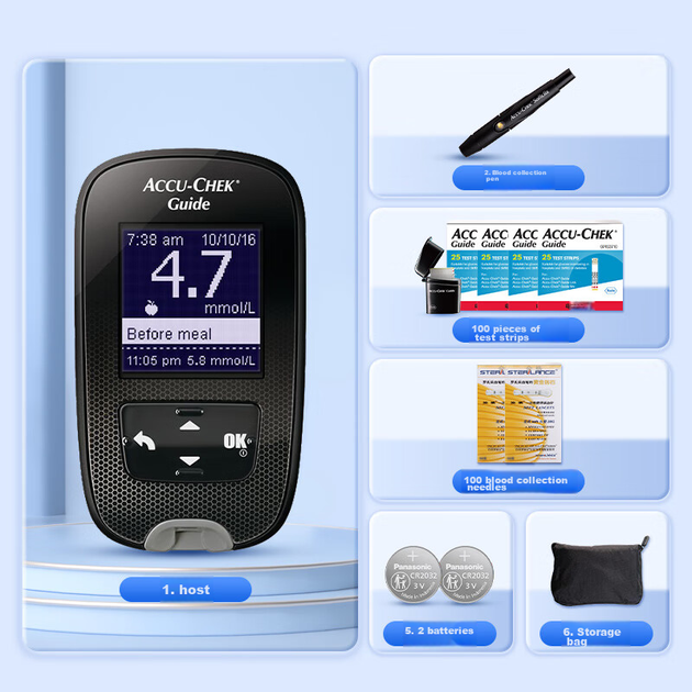 Глюкометр Roche Home Smart Navigator с тест-полосками, 100 шт - изображение 5