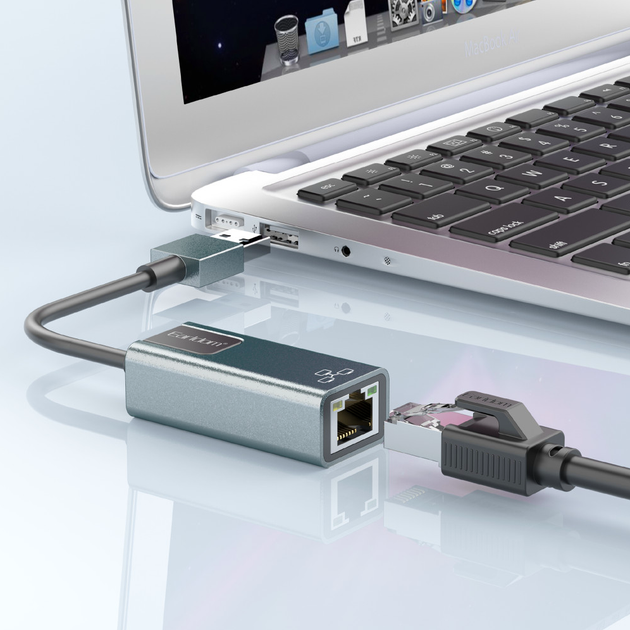 Адаптер USB Ethernet 100 Гбит для подключения к сети Earldom ET-NC1 - изображение 4
